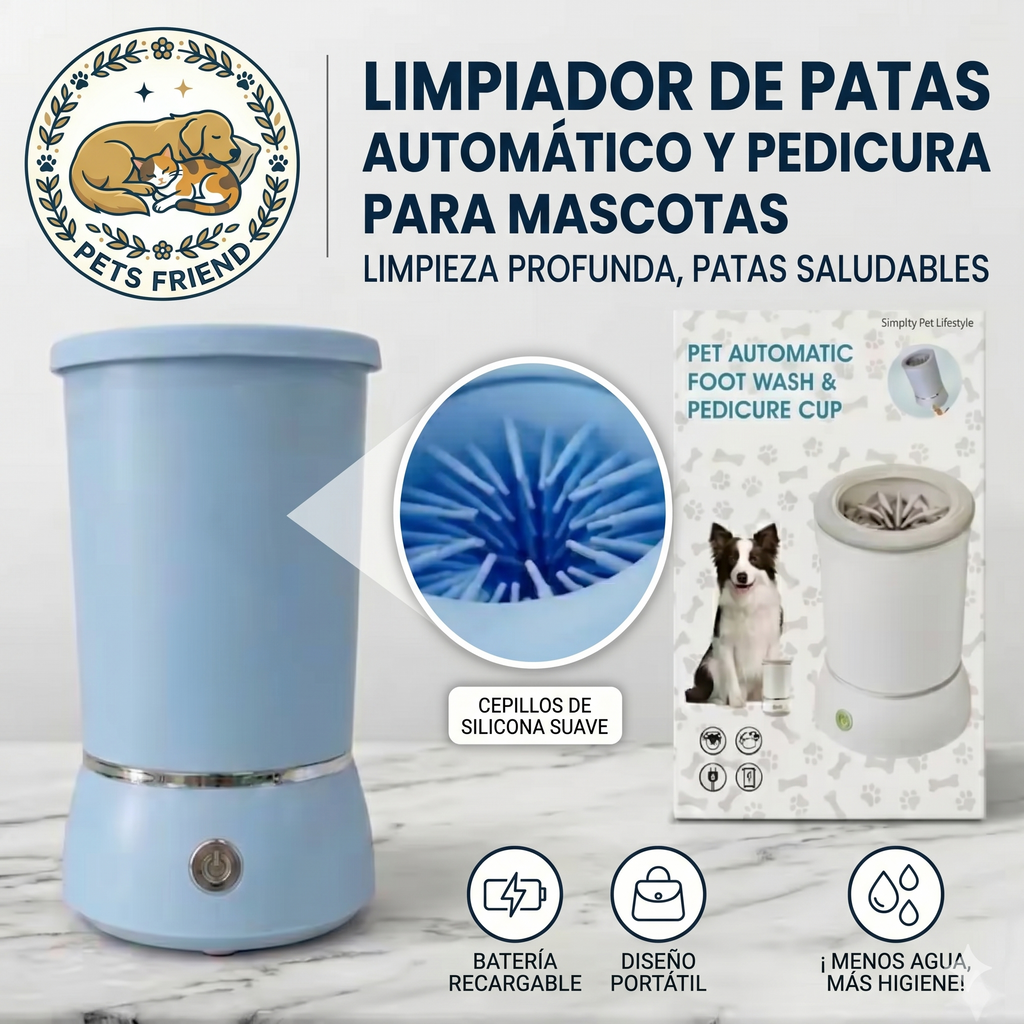 Lavapatas Automatico Para Mascotas